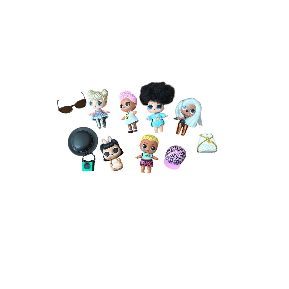 LOL Surprise Dolls Lot 7 Figures Accessories Kids Toys Collection